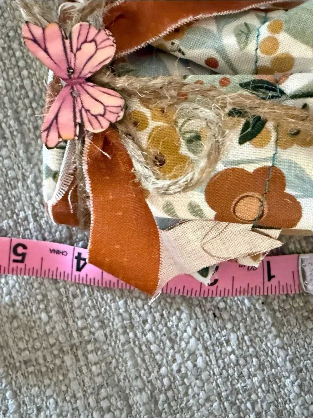 N/A floral ribbon